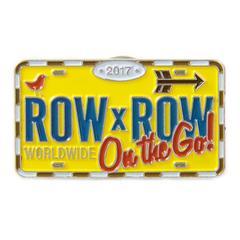 Row x Row Logo Pin - Rectangle