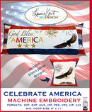 Celebrate America Bench Pillow Design Files USB