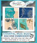 Coastal Mug Rugs VOLUME 1 Embroidery CD