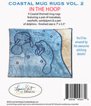 Coastal Mug Rugs VOLUME 2 Embroidery CD