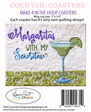 Cocktail Coasters Embroidery CD by Laurie Kent Designs