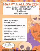 Happy Halloween Embroidery Design Files CD by Laurie Kent Designs