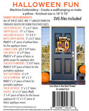 Halloween Fun - Wall Hanging/Door Hanger- CD