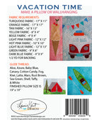 Vacation Pillow Machine Embroidery USB Version