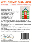 Welcome Summer Embroidery CD by Laurie Kent Designs