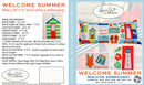 Welcome Summer Embroidery CD by Laurie Kent Designs