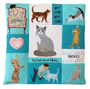 "You Had Me at Meow" Cat Pillow Machine Embroidery CD