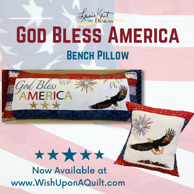 Celebrate America Bench Pillow Design Files CD