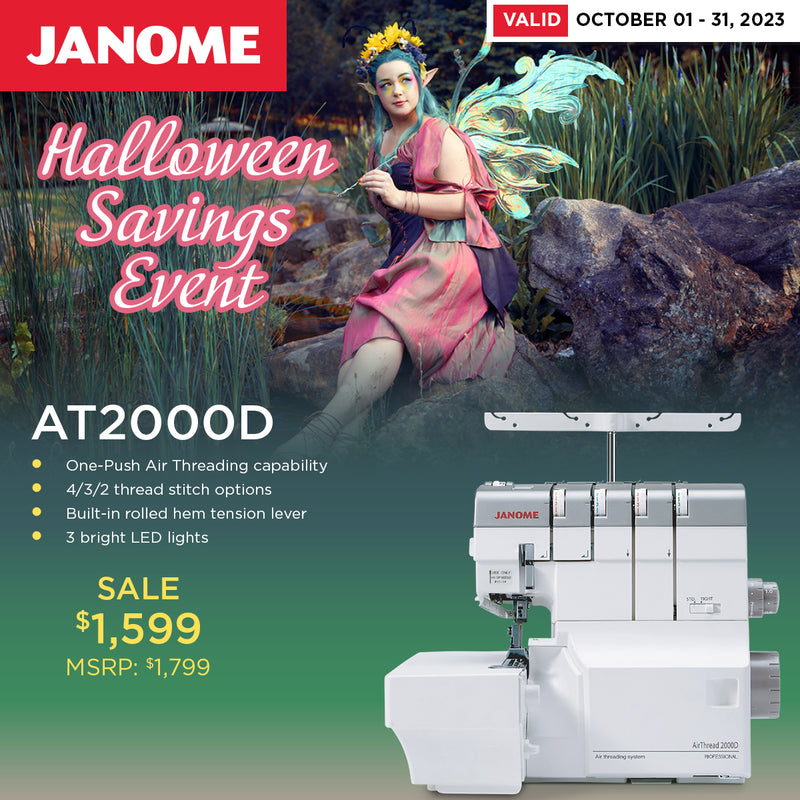 Janome Air Thread 2000D - In-Store Only