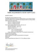 My Happy Place Machine Applique Sewing Pattern