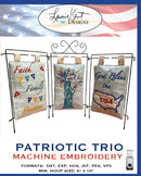 Patriotic Trio USB Machine Emb. by Laurie Kent Designs