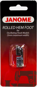 Janome Rolled Hem Foot for Oscillating Hook Models = 70% OFF