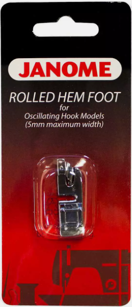 Janome Rolled Hem Foot for Oscillating Hook Models = 70% OFF