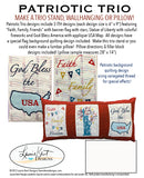 Patriotic Trio Machine Emb. CD by Laurie Kent Designs