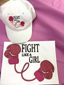 Fight Like a Girl Embroidery Design File
