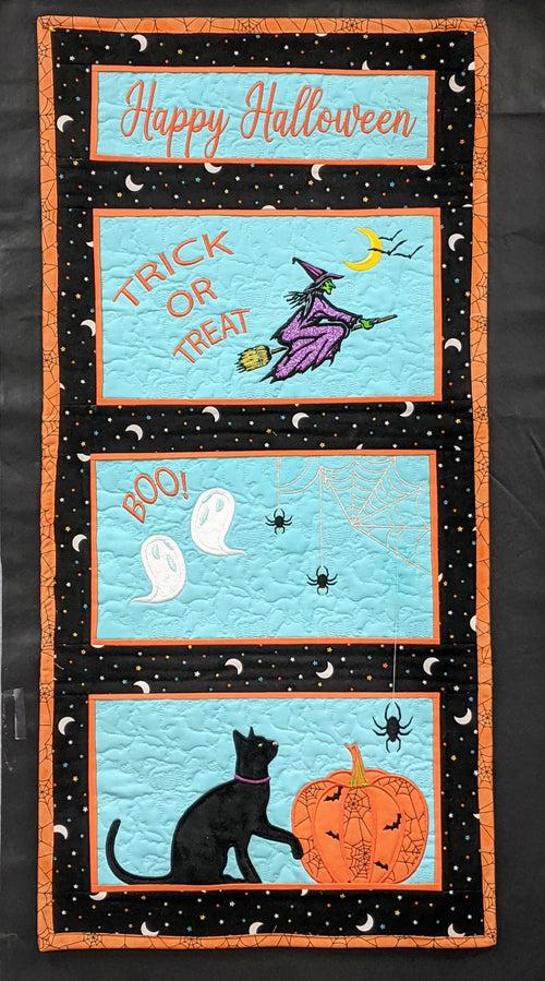 Happy Halloween Embroidery Design Files USB by Laurie Kent Designs