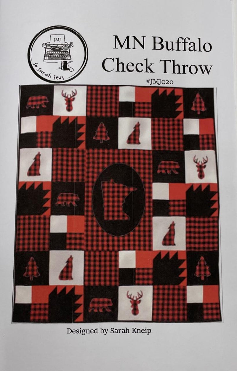 MN Buffalo Check Throw Quilt Pattern