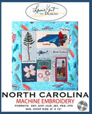 North Carolina 2023 20" X 20" Pillow or Wall Hanging - CD