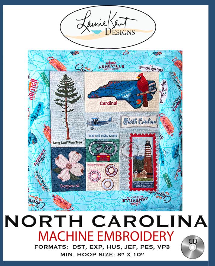 North Carolina 2023 20" X 20" Pillow or Wall Hanging - CD