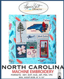 North Carolina 2023 20" X 20" Pillow or Wall Hanging - USB