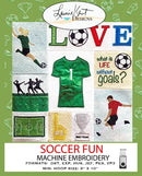Soccer Fun - Machine Embroidery USB - Laurie Kent Designs