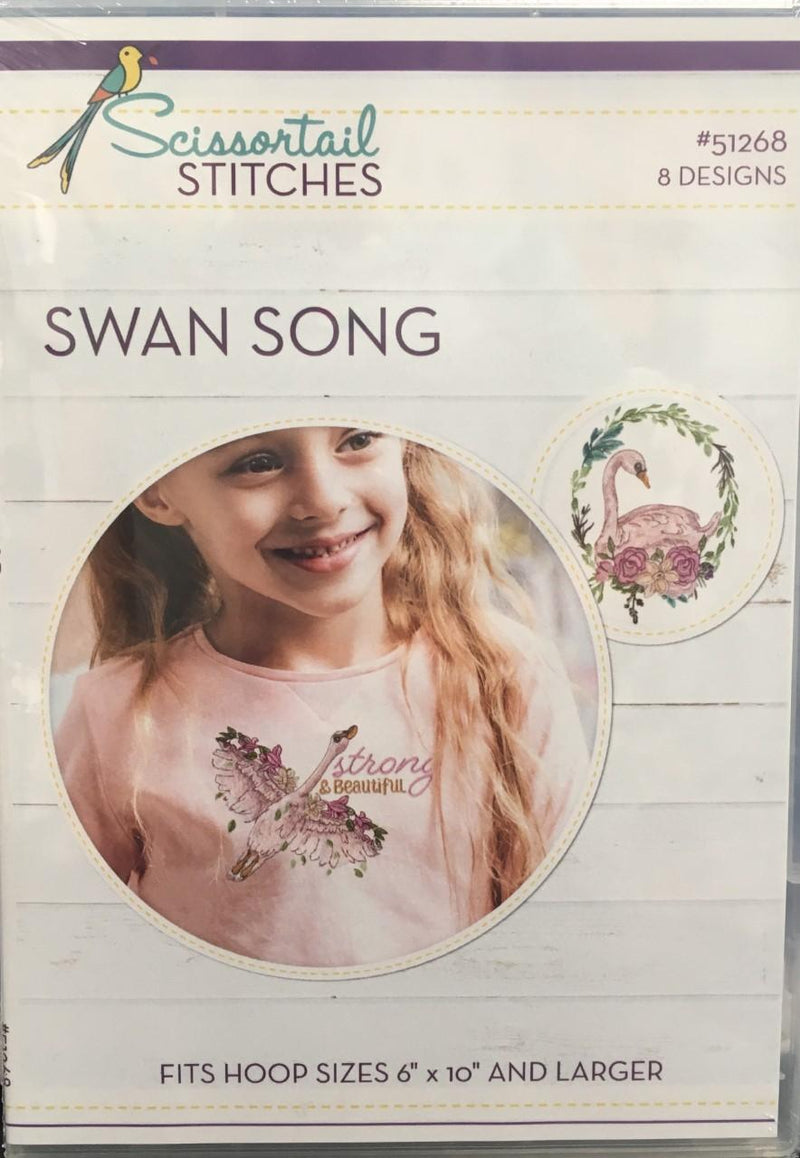 Swan Song Embroidery USB
